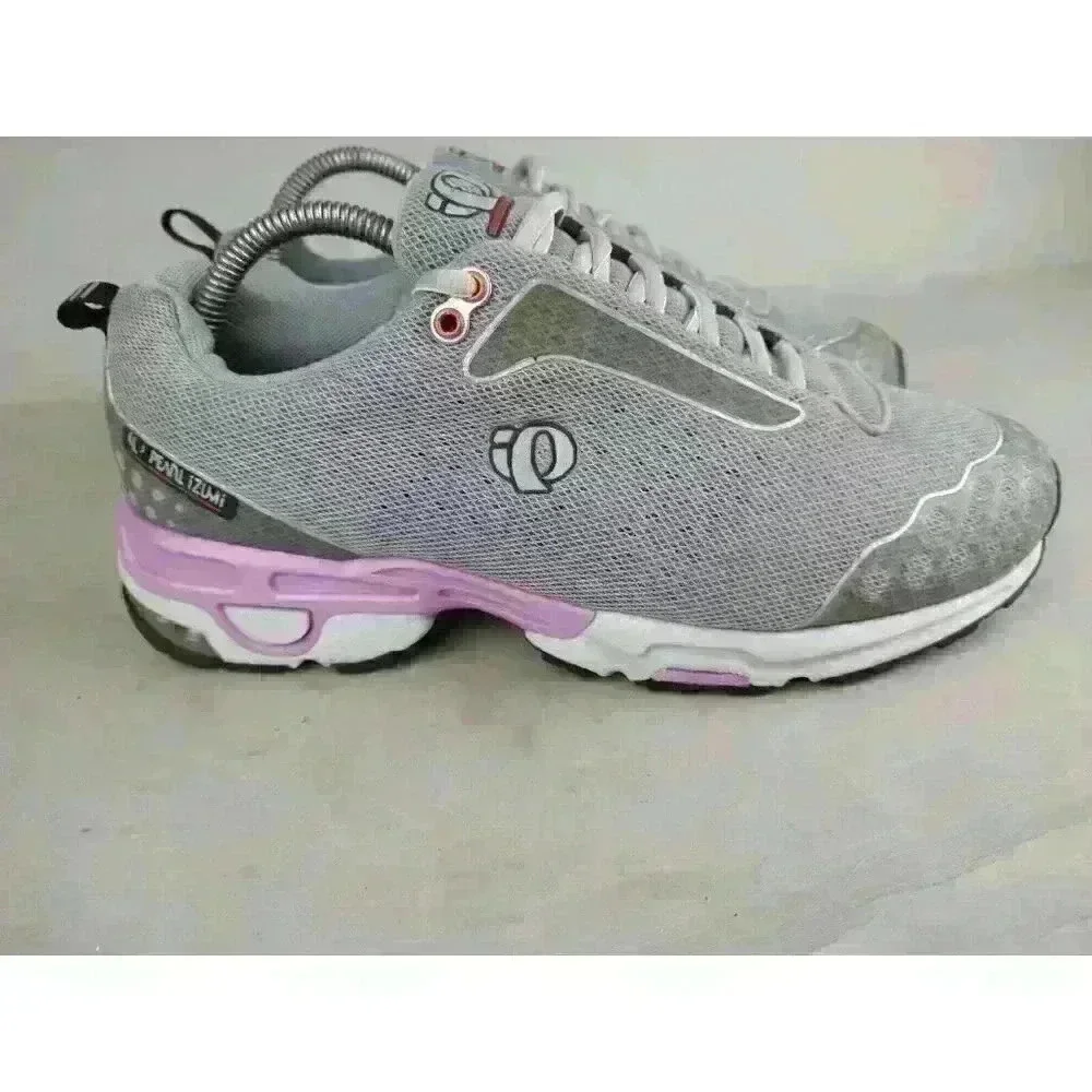 PEARL IZUMI SEEK WOMENS 9.5‎ ATHLETIC SHOES Syncro Frame Gray Purple Sneakers